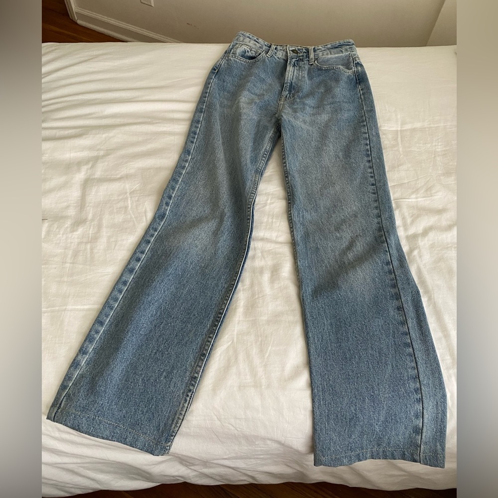 Stradivarius vintage style straight jeans